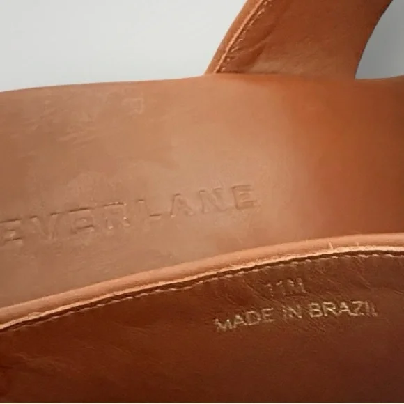EVERLANE The‎ Clog Napa Leather | British Tan | Size 11 - Picture 10 of 10